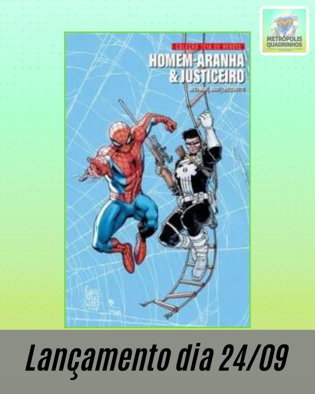 Coleção Teia de Heróis Nº 4 de 10: Homem Aranha & Justiceiro ( Capa Dura )
