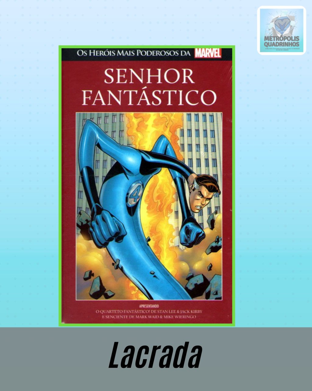 Os Heróis mais Poderosos da Marvel Volume 57 Senhor Fantástico ( Capa Dura ) Editora Salvat