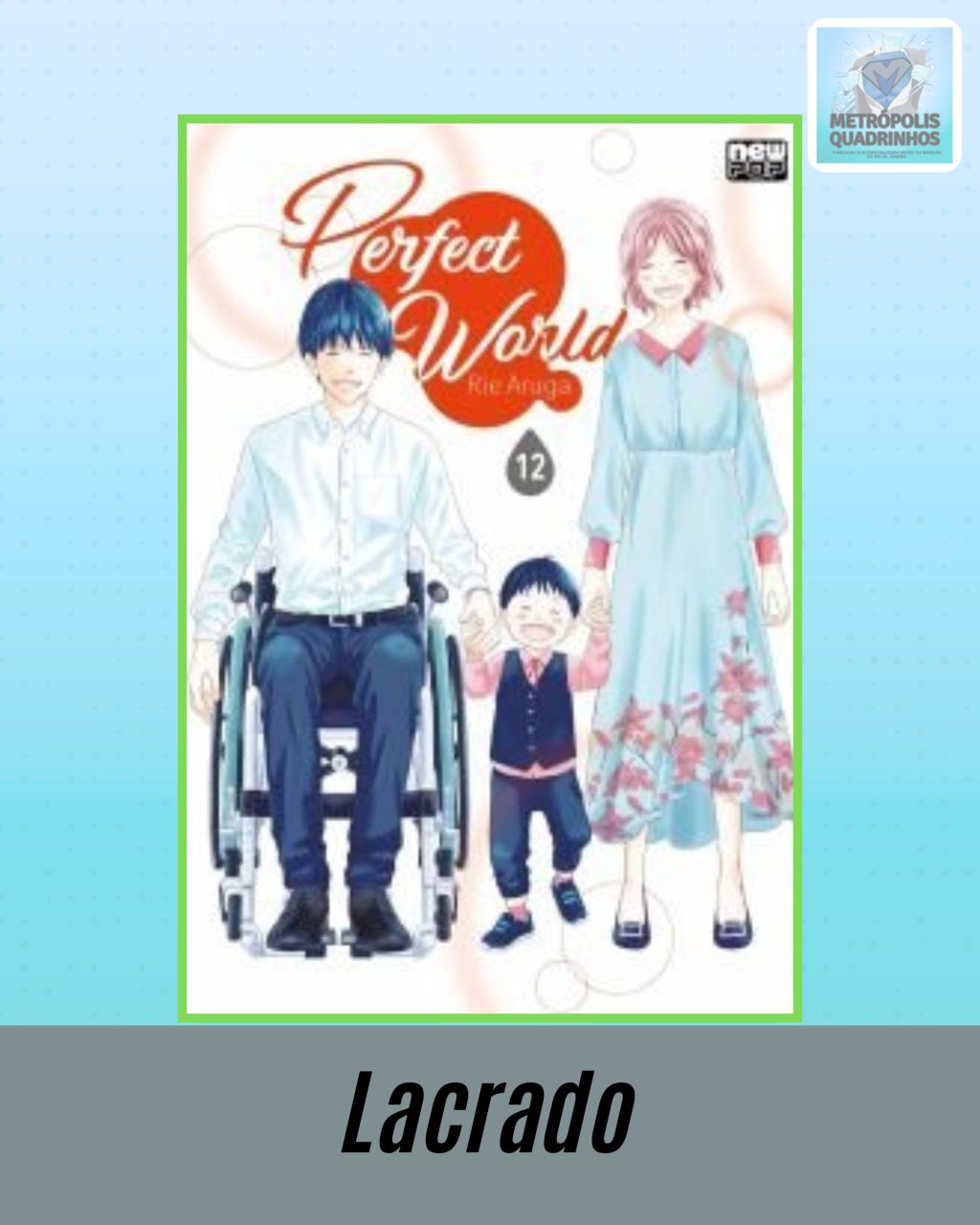 Perfect World Volume 12 de 12 ( Rie Aruga ) Editora New Pop