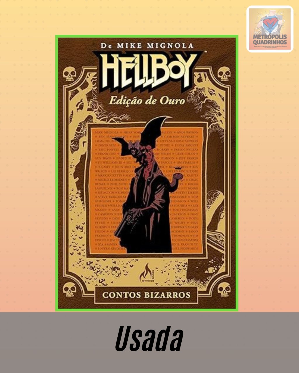 Hellboy - Edição de Ouro - Contos Bizarros - Volume 1 ( Capa Dura ) Editora Mythos