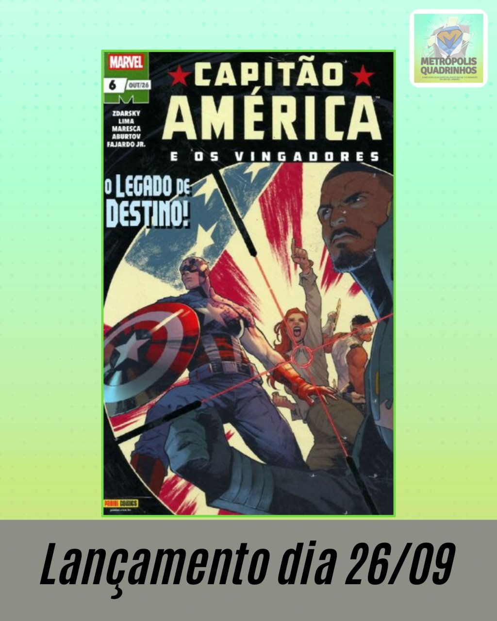Capitão América e os Vingadores Nº 6