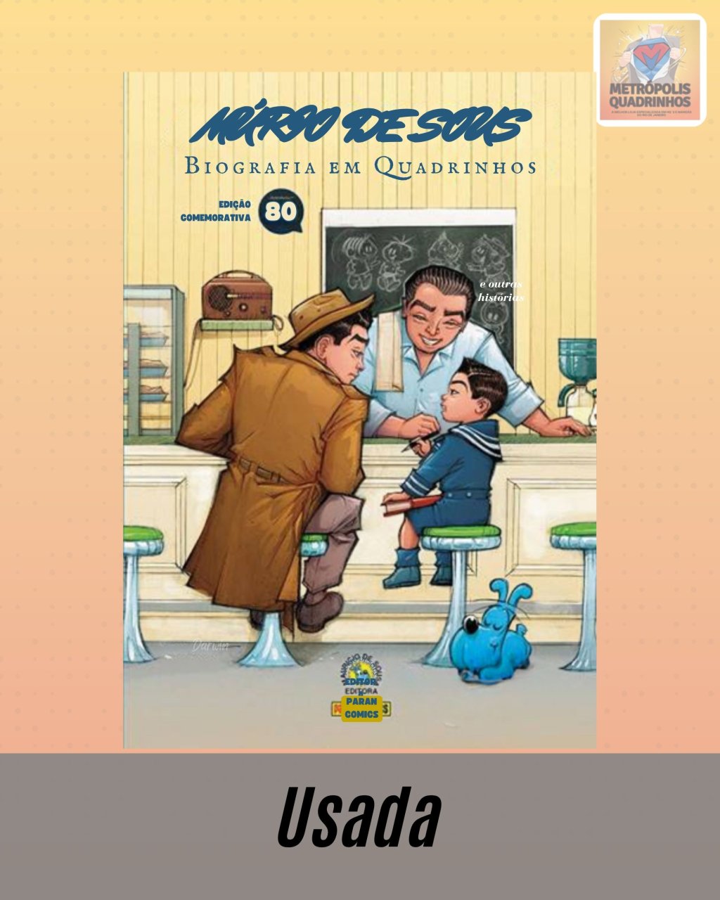 Mauricio de Sousa - Biografia em Quadrinhos  1 ( Capa Dura )