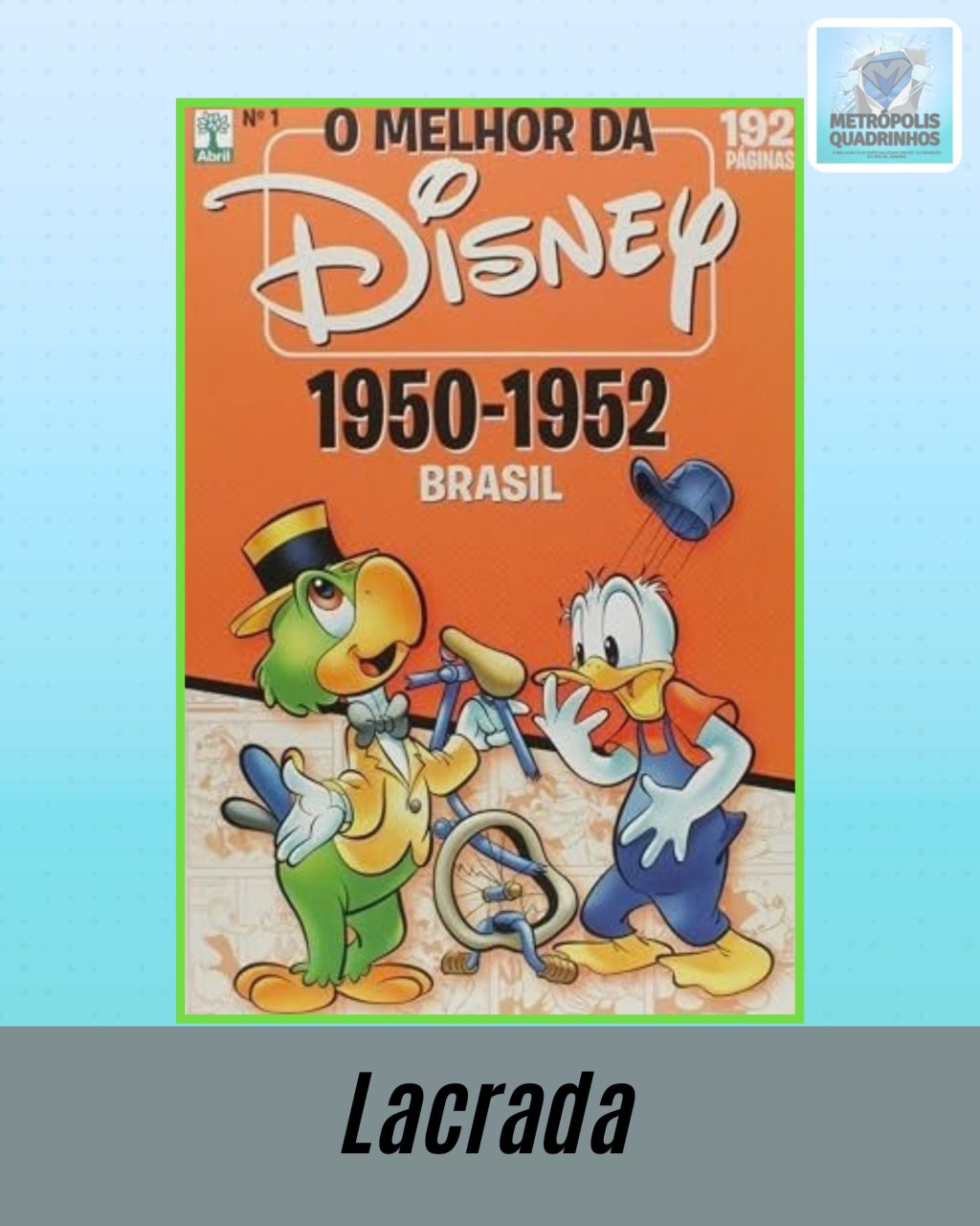 O Melhor da Disney no Brasil em 1950-1952  ( Editora Abril )