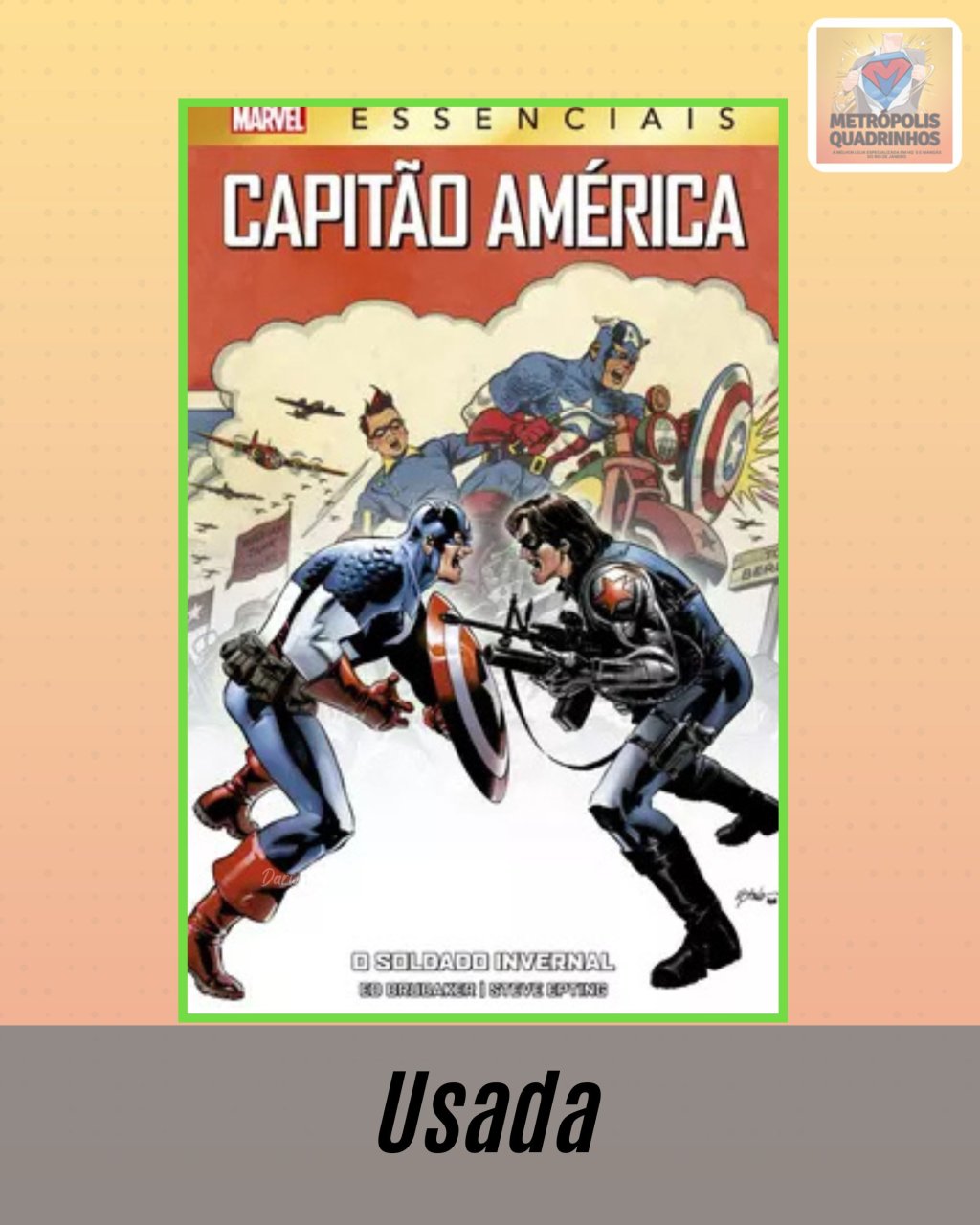 Marvel Essenciais - Capitão América - O Soldado Invernal ( Capa Dura )