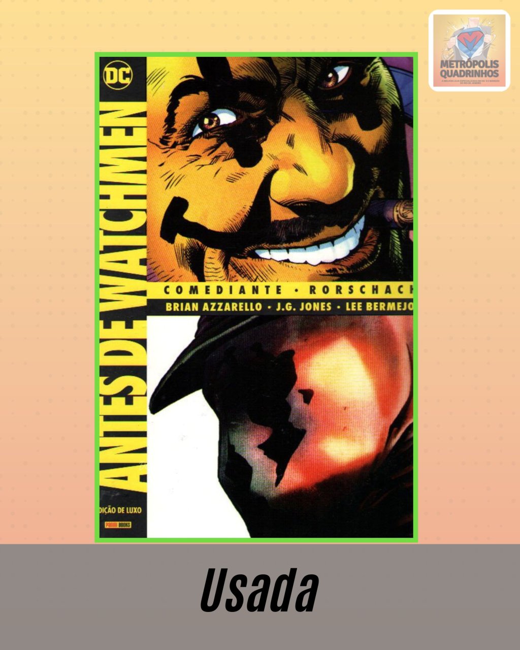 Antes de Watchmen Comediante - Edição de Luxo Volume 1 ( Capa Dura )