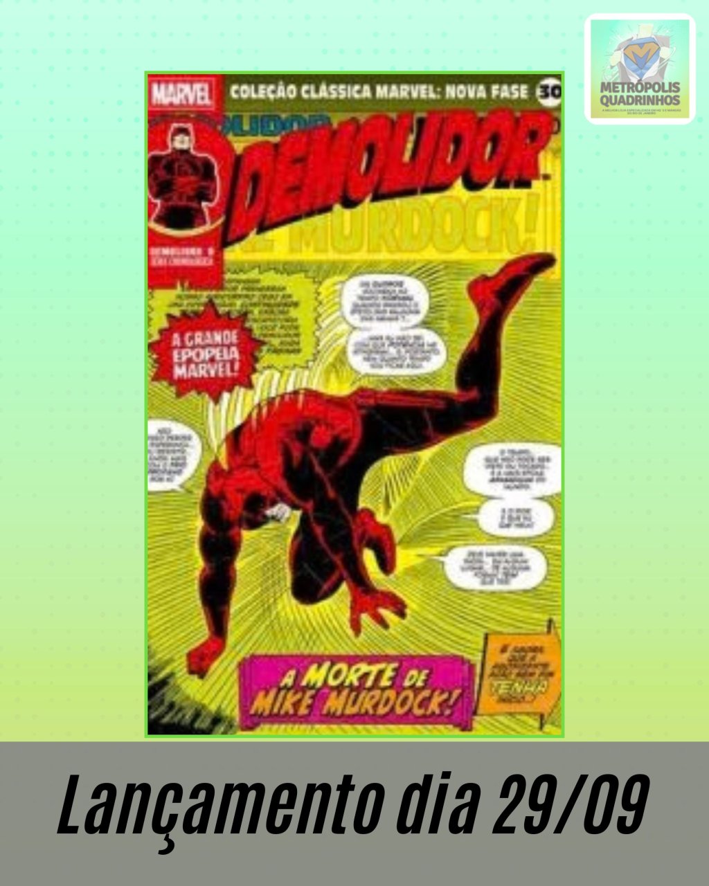 Coleção Clássica Marvel: Nova Fase Vol. 30 - Demolidor Nº 9