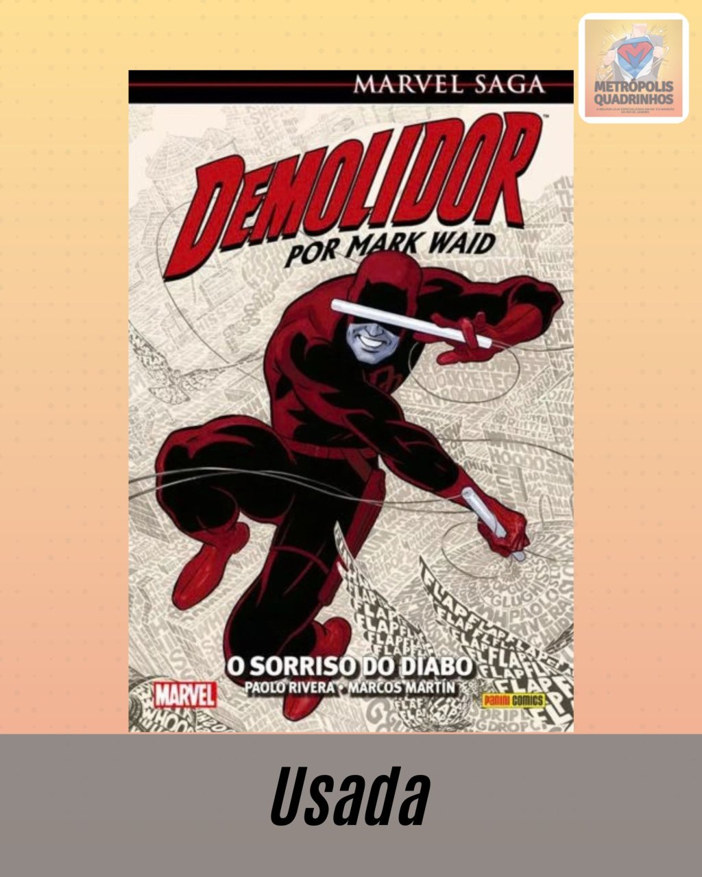 Marvel Saga: Demolidor por Mark Waid Volume 1 ( Capa Dura )