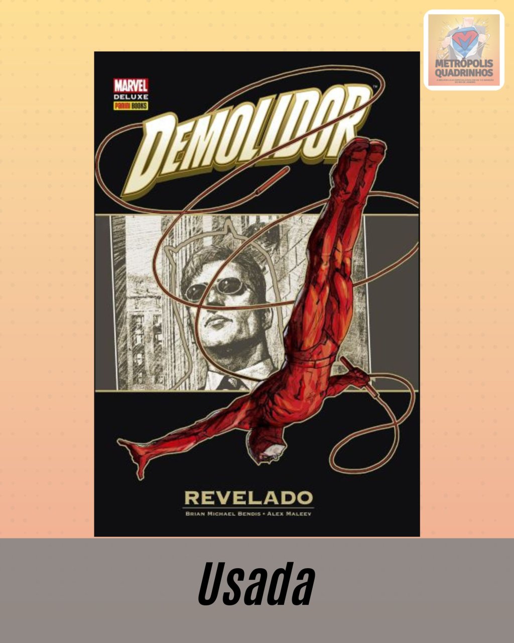 Marvel Deluxe - Demolidor Volume 1 - Revelado ( Capa Dura )