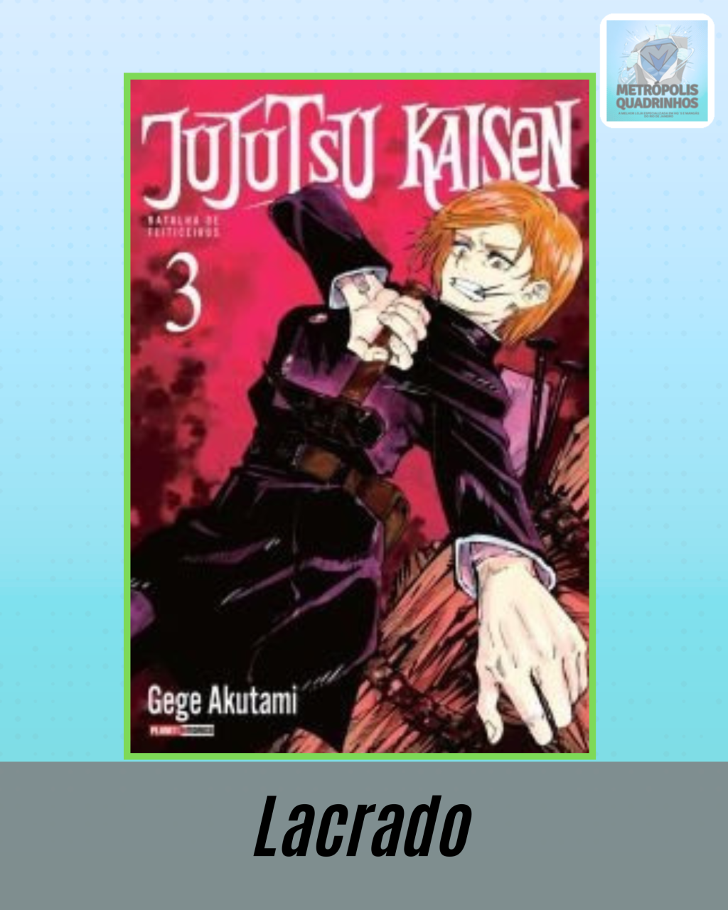 Jujutsu Kaisen - Batalha de Feiticeiros Nº 3 ( Gege Akutami )