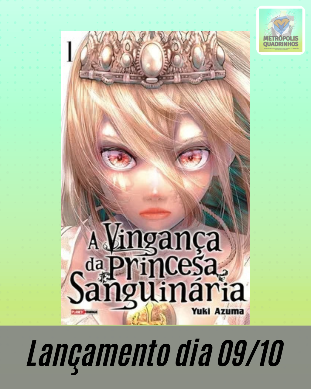 A Vingança Da Princesa Sanguinária Volume 1 ( Yuki Azuma )