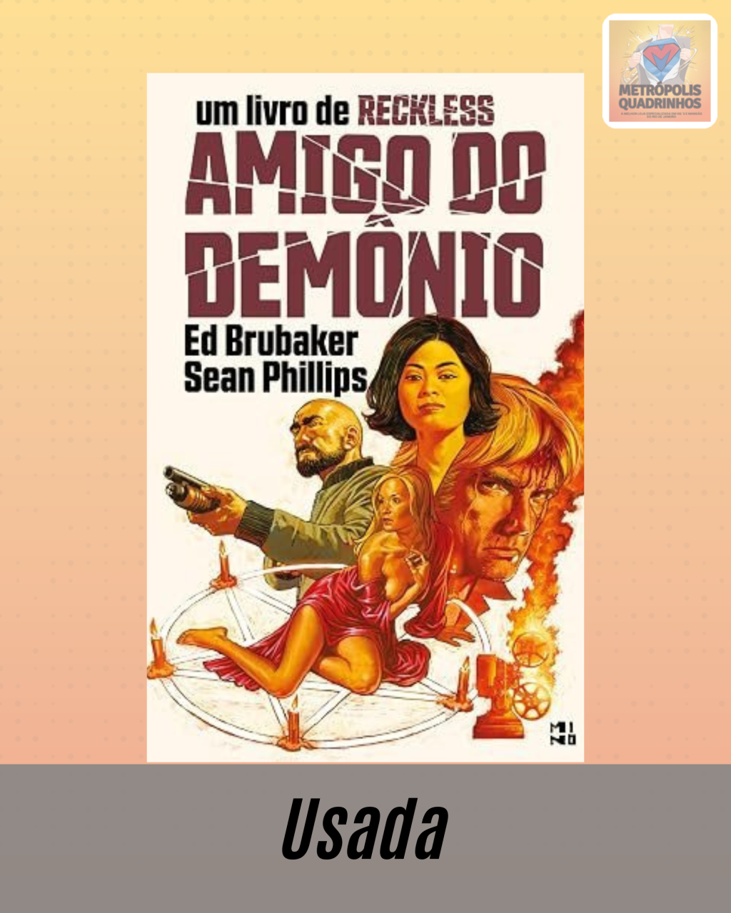 Reckless Volume 2: Reckless: Amigo do demônio ( Capa Dura ) Editora Mino