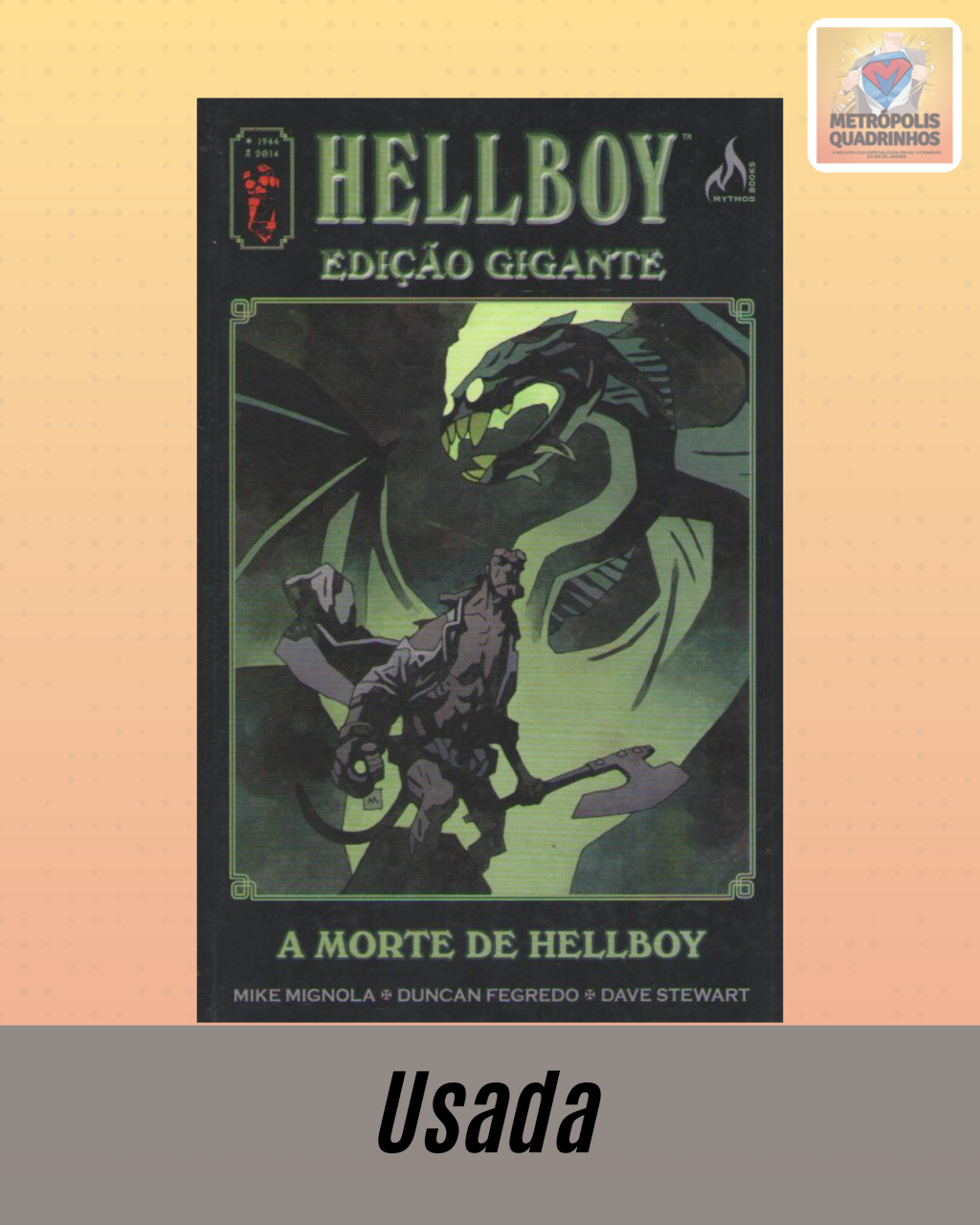 Hellboy Edição Gigante - A Morte de Hellboy ( Capa Dura ) Editora Mythos