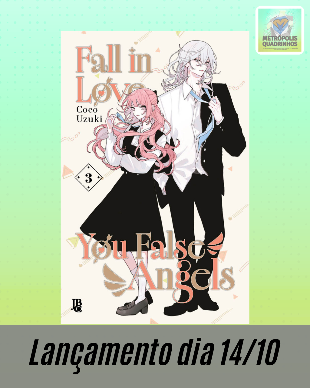 Fall in Love, You False Angels Nº 3 ( Coco Uzuki ) Editora JBC