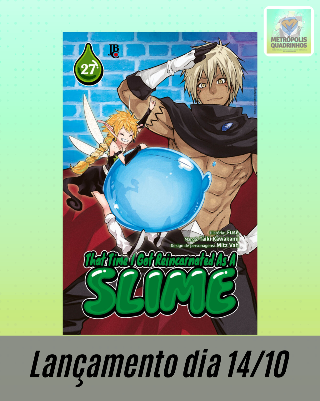 That Time I Got Reincarnated as a Slime Nº 27 ( Fuse ) - Editora JBC