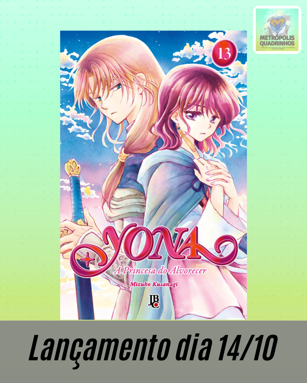 Yona: A Princesa do Alvorecer Nº 13 ( Mizuho Kusanagi )