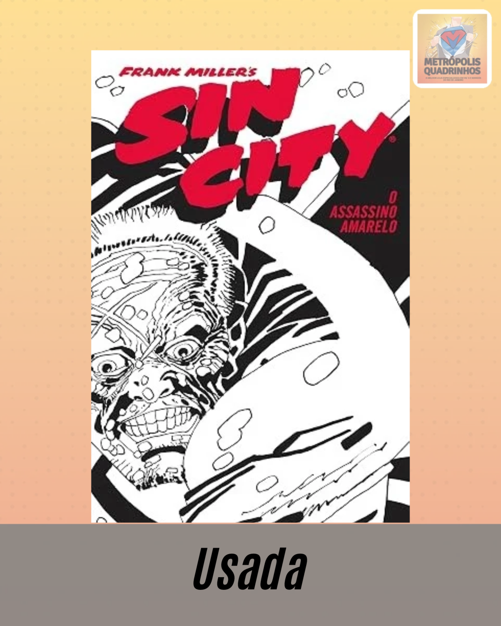 Sin City: O Assassino Amarelo ( Capa Dura ) Editora Devir