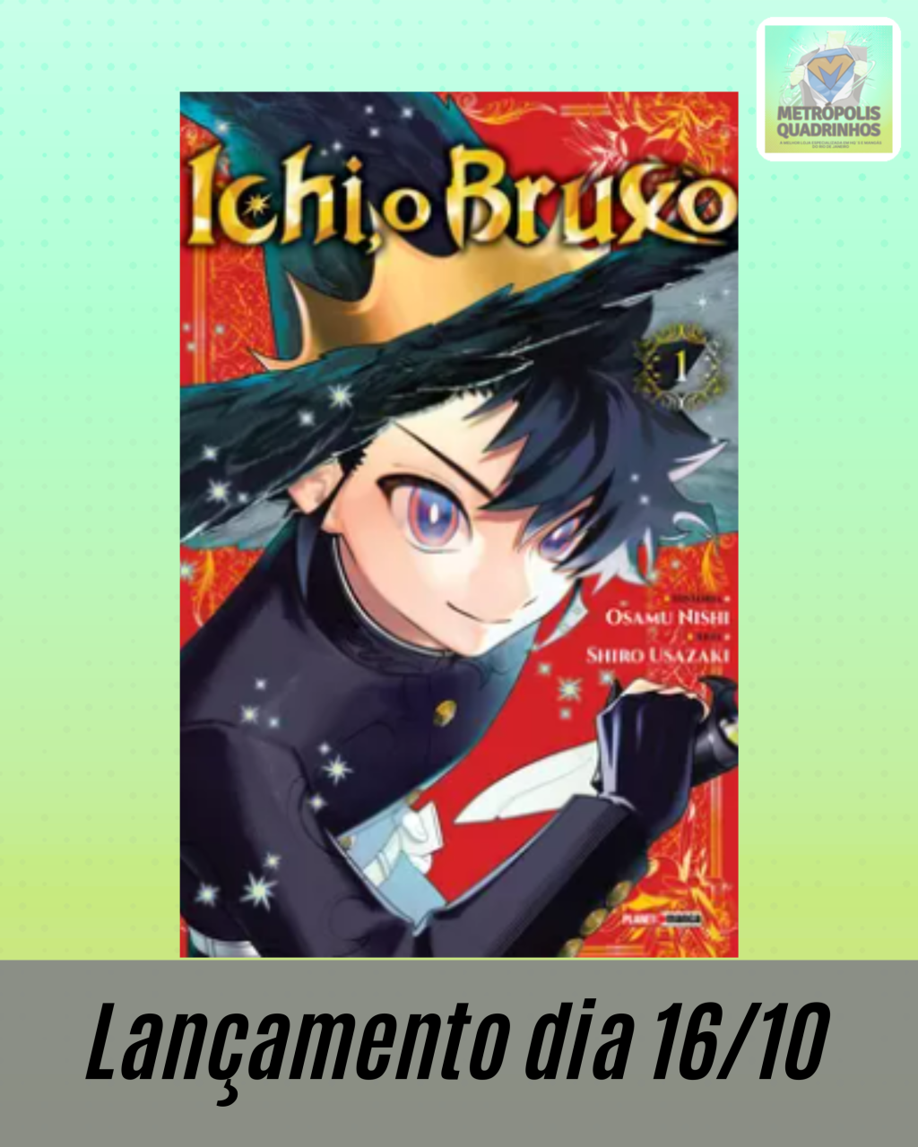 Ichi, O Bruxo Volume 1 ( Osamu Nishi, Shiro Usazaki )
