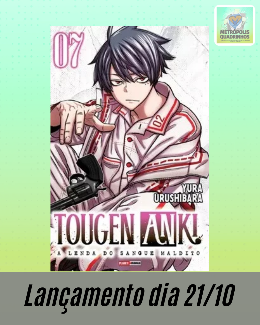 Tougen Anki - A Lenda do Sangue Maldito Nº 07 ( Yura Urushibara )