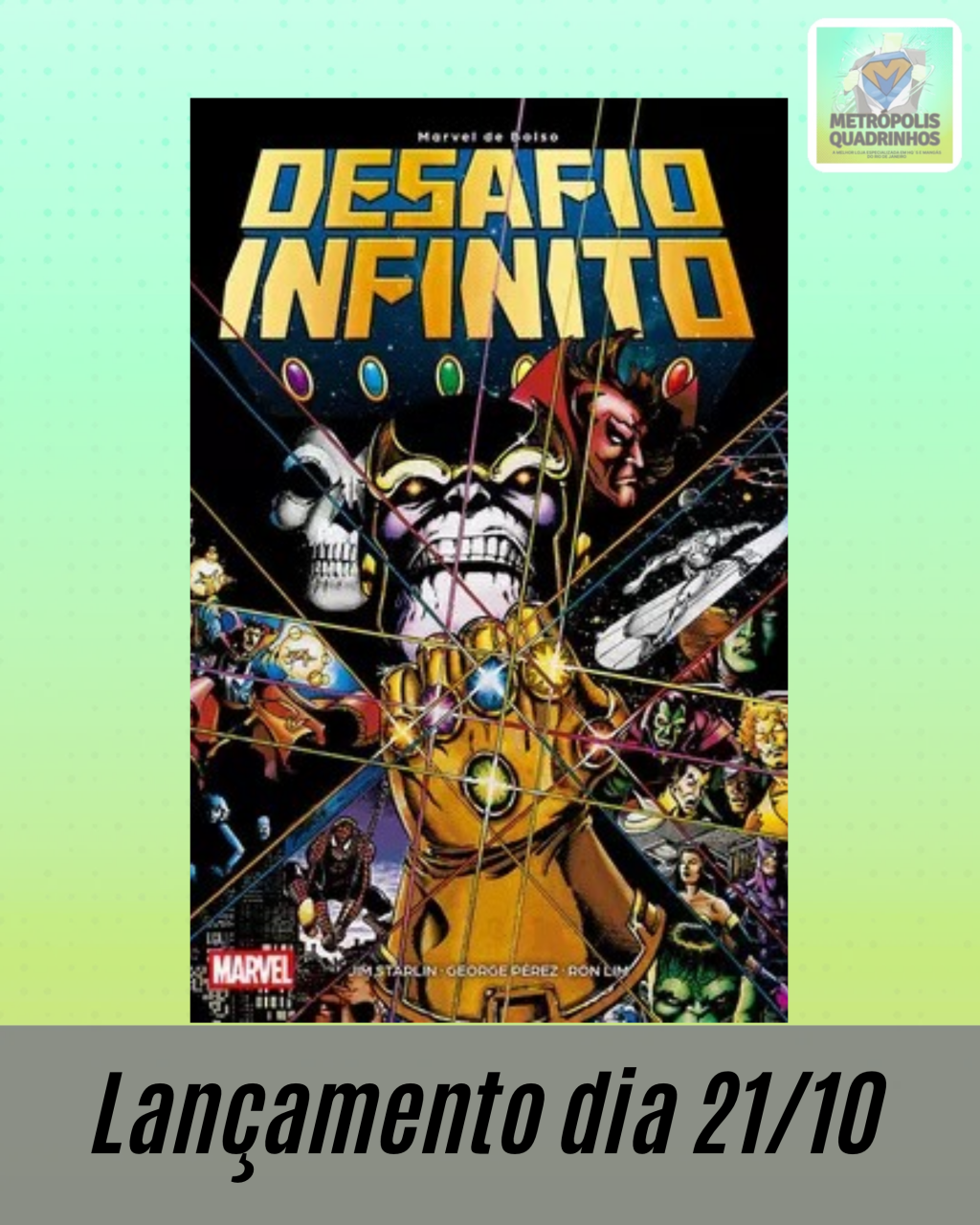 Marvel de Bolso - Desafio Infinito