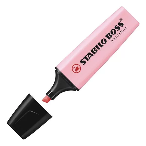 Pincel Marca texto Boss Rosa pastel, Stabilo