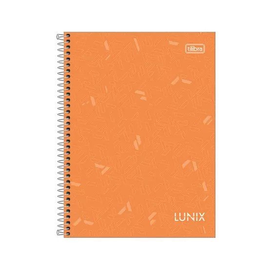 Caderno Colegial 1 Matéria Laranja