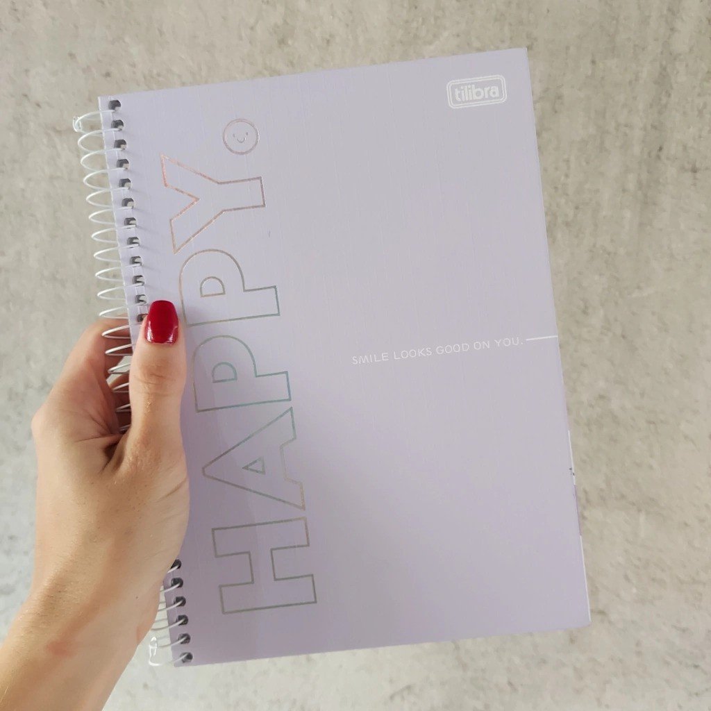 CADERNO COLEGIAL 10 MATÉRIAS HAPPY