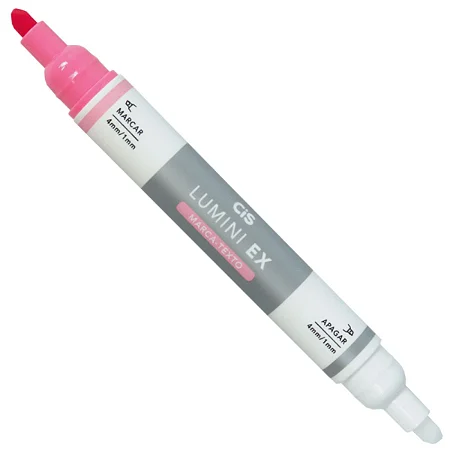 Caneta Marca Texto Apagável Rosa