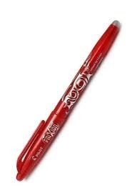 Caneta apagável pilot frixion vermelha