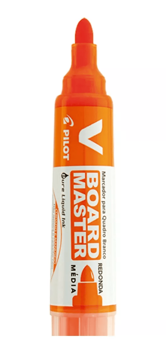 Caneta Para Quadro Branco Pilot Laranja