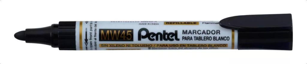 Caneta Quadro Branco Pentel Preta
