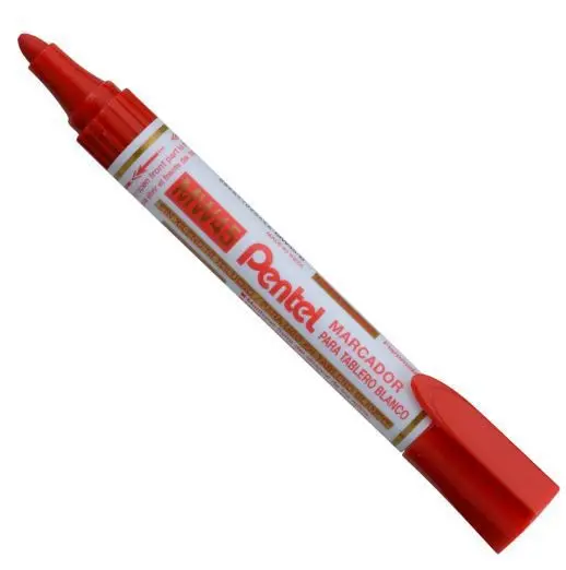 Caneta Quadro Branco Pentel Vermelha