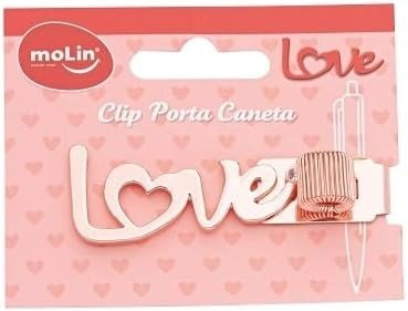 Clip porta caneta Love - Molin