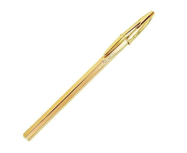 Caneta Bic Dourada
