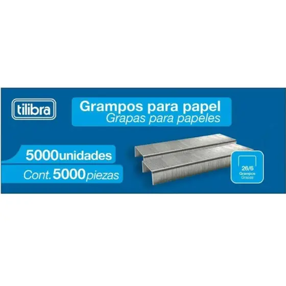 Grampos 26/6 5000und.