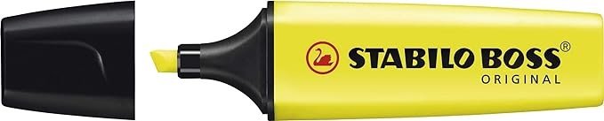 Marcador de Texto Stabilo BOSS  Amarelo 