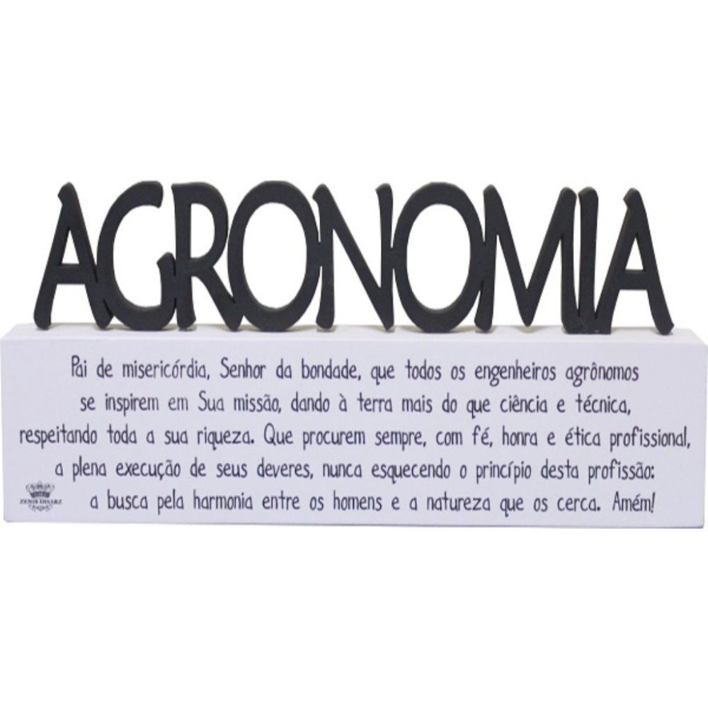 Decoração Profissão Agronomia