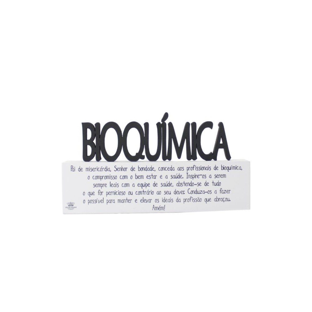 Decoração Profissão Bioquímica