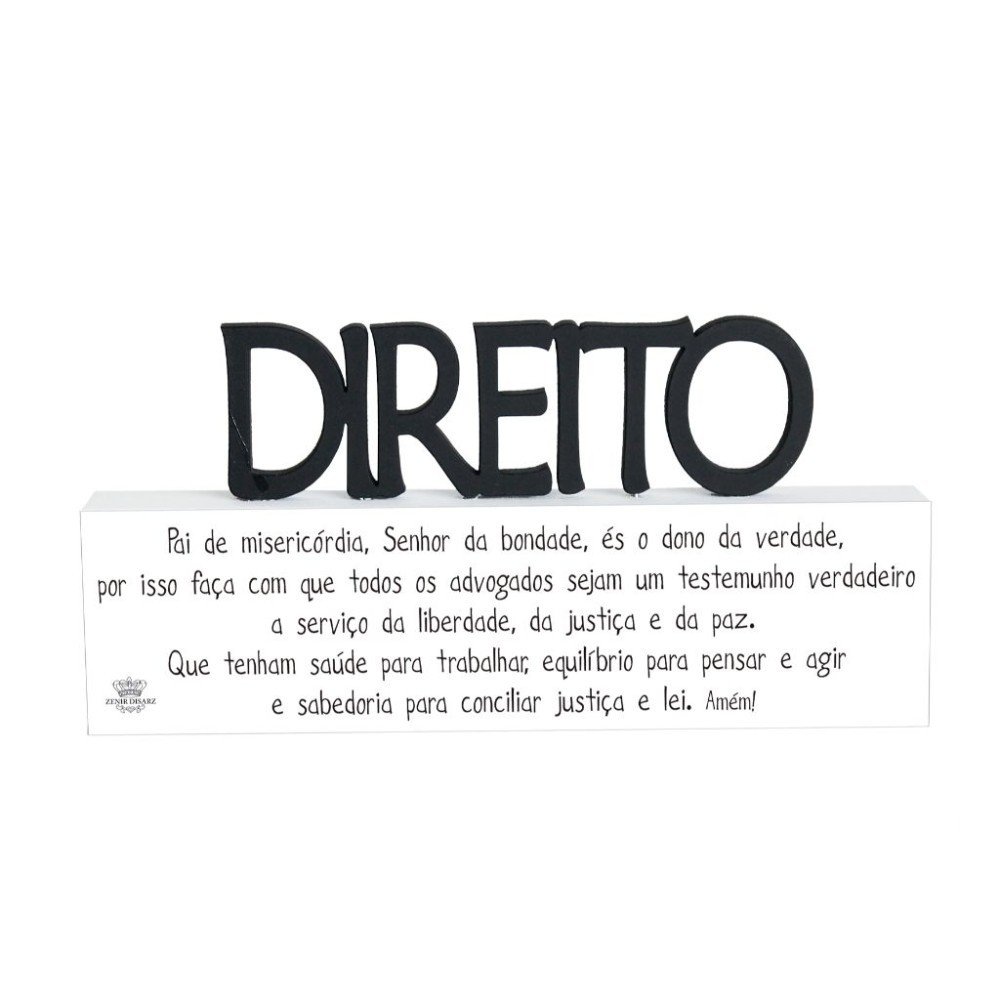 Decoração Profissão Direito