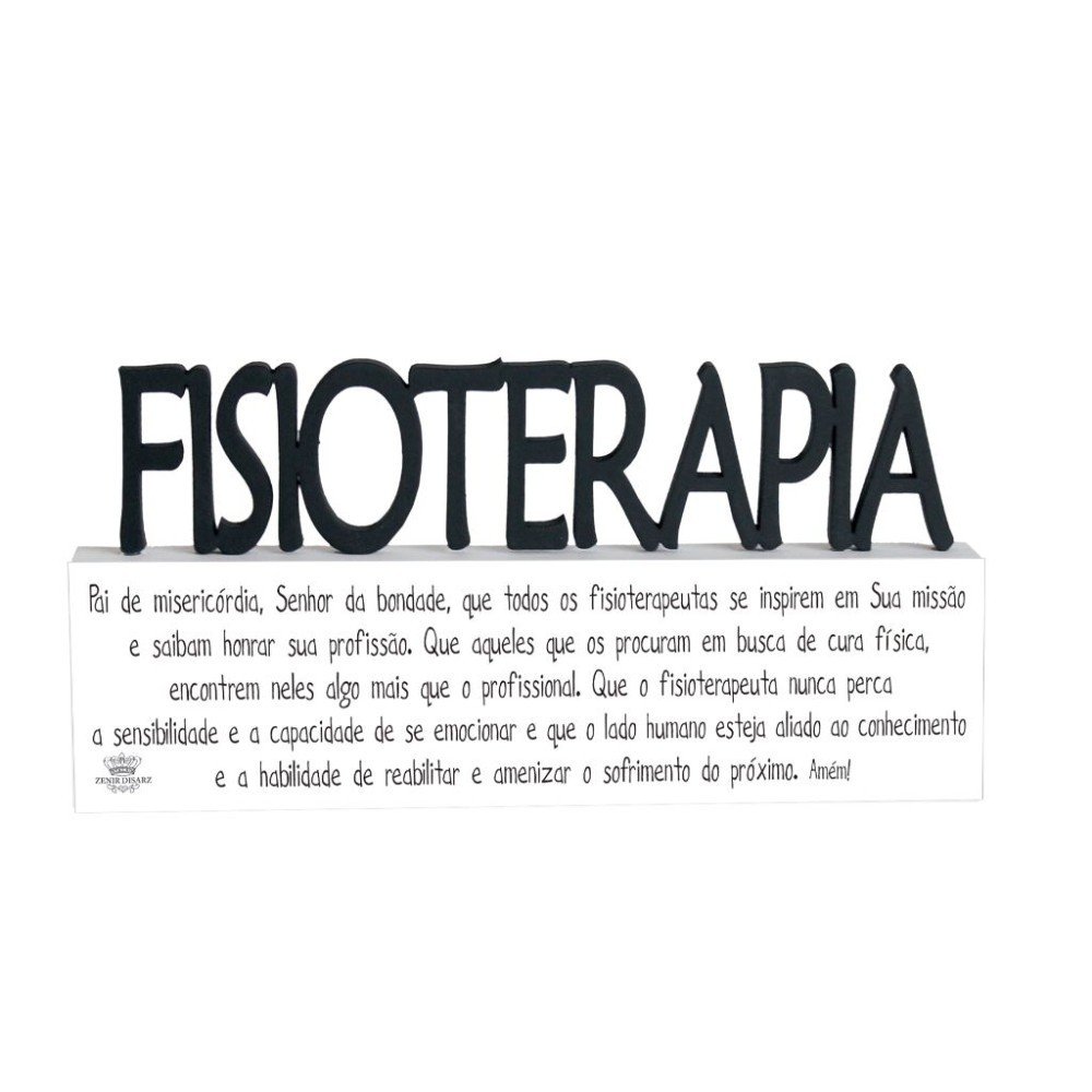 Decoração Profissão Fisioterapia