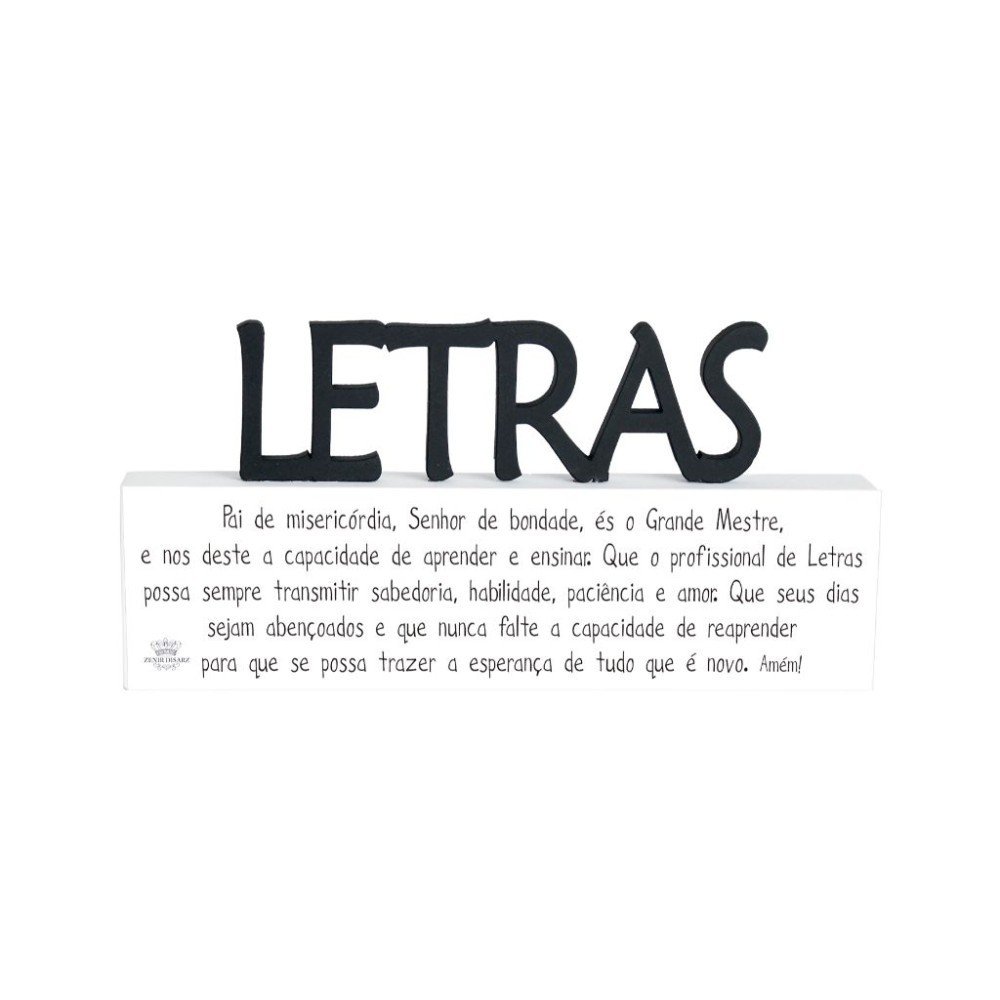 Decoração Profissão Letras