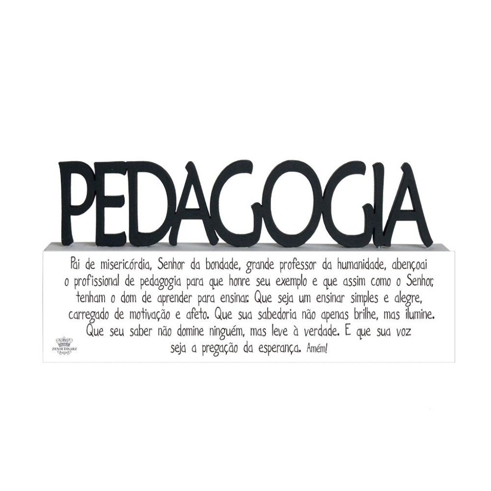 Decoração Profissão Pedagogia