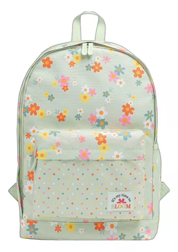 Mochila Escolar Floral