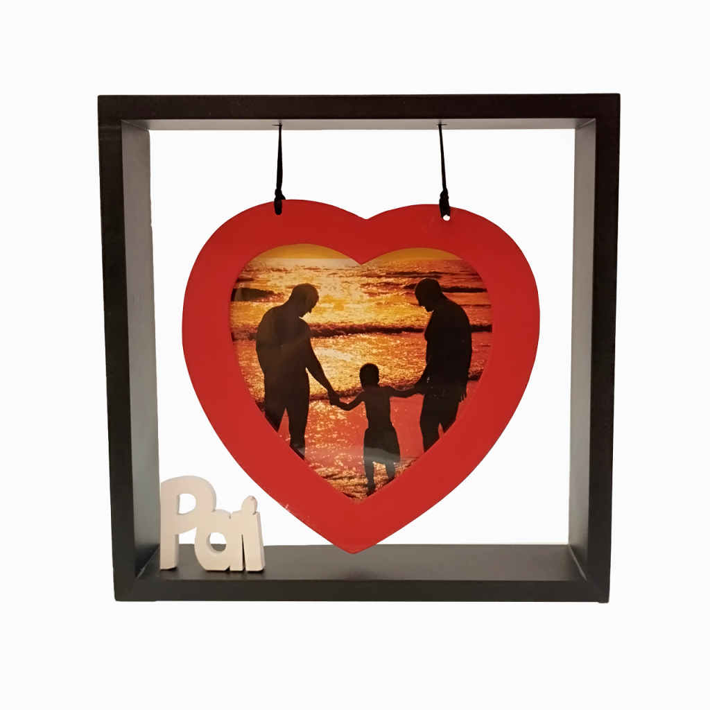Porta Retrato Coração - Pai - Zenir Disarz