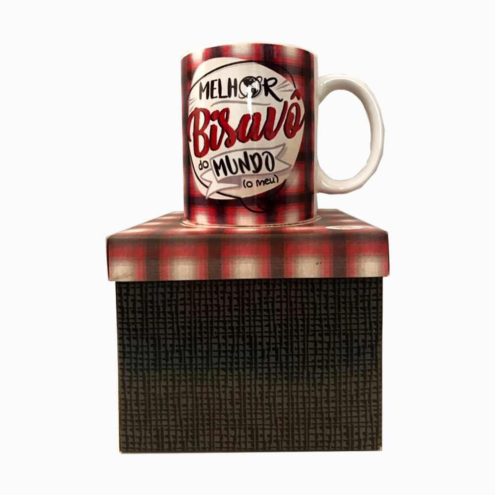 Caneca Cerâmica - Melhor bisavô do mundo - Zenir Disarz