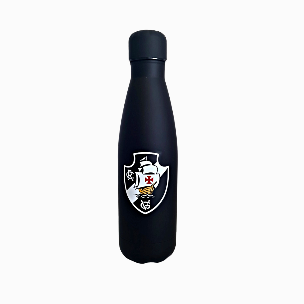 Garrafa térmica metálica Vasco - BrasFoot 