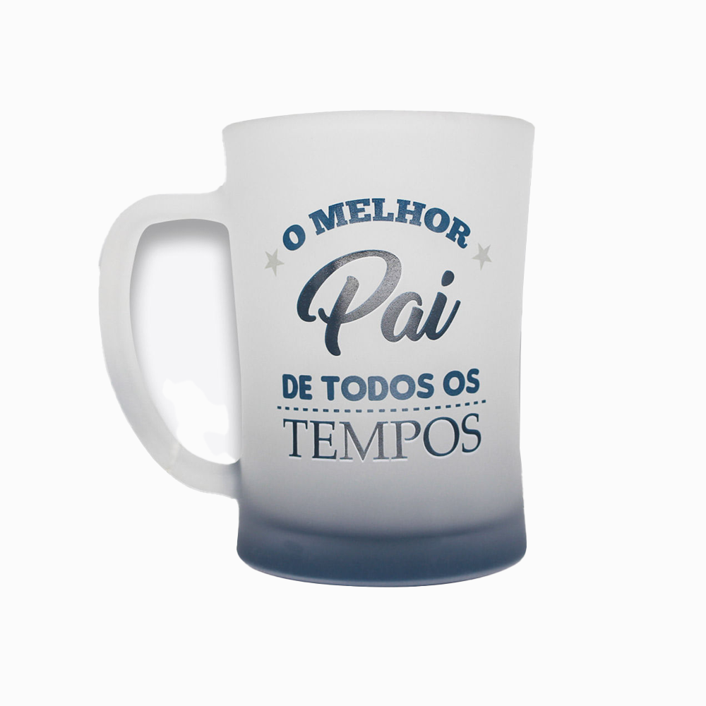 Caneca de Vidro - O Melhor Pai de Todos os Tempos - Zona Criativa