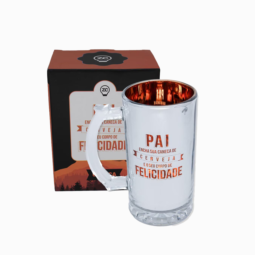 Caneca Chop Eletrostática 450ml - Zona Criativa