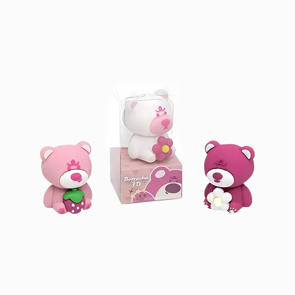 Borracha 3D Ursinho - Molin