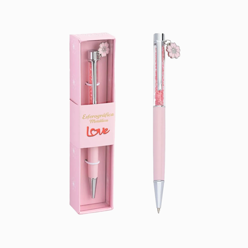 Caneta Esferográfica Metálica Love - Molin