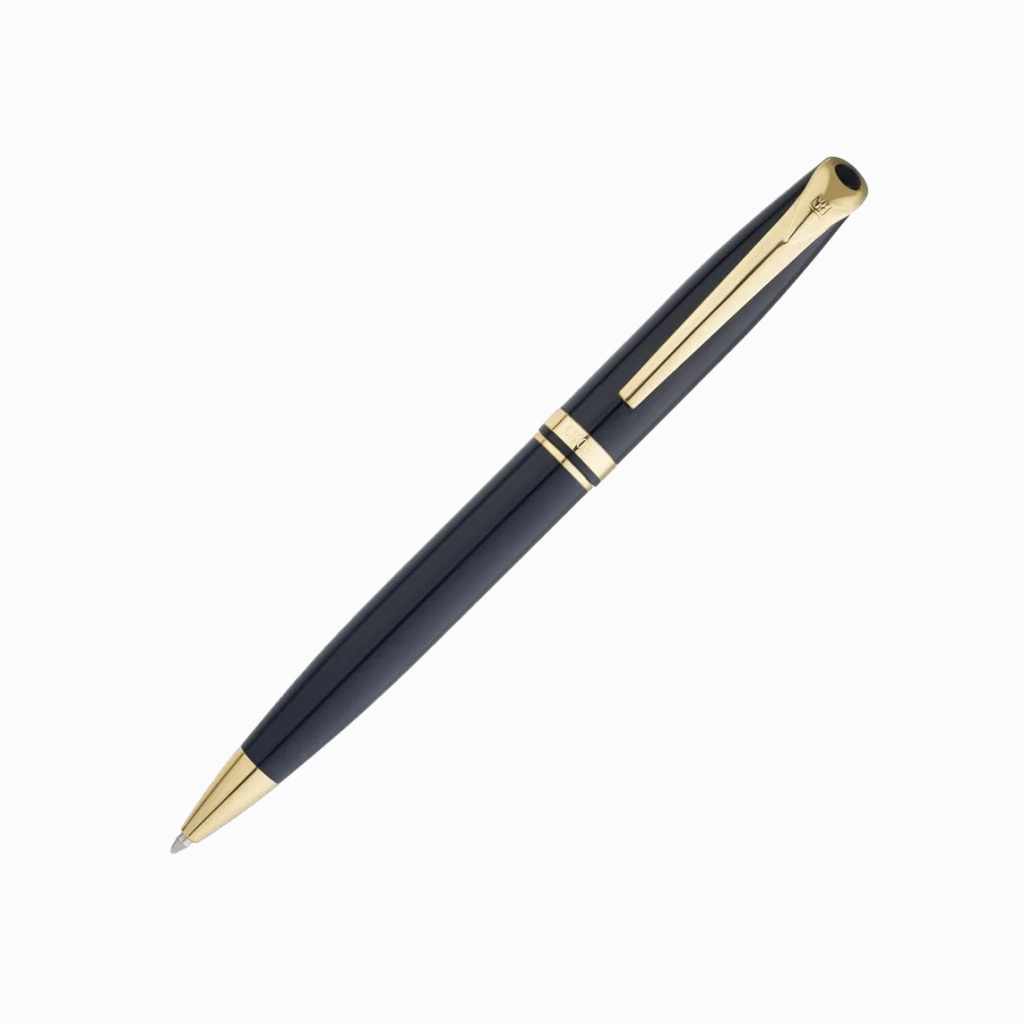 Caneta Esferográfica - Preto com Dourado Explendor Gold - Crown